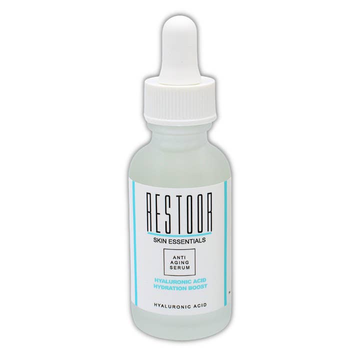 Restoor Skin Essentials - Wholesale Facial Serum/Concentrate - Hyaluronic-Acid Serum Hydration Boost Anti-Aging Skincare4