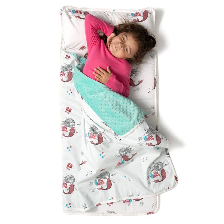 Jump Off Jo - Wholesale Nap Mat - Kids & Baby - Mermaids Toddler Nap Mats1