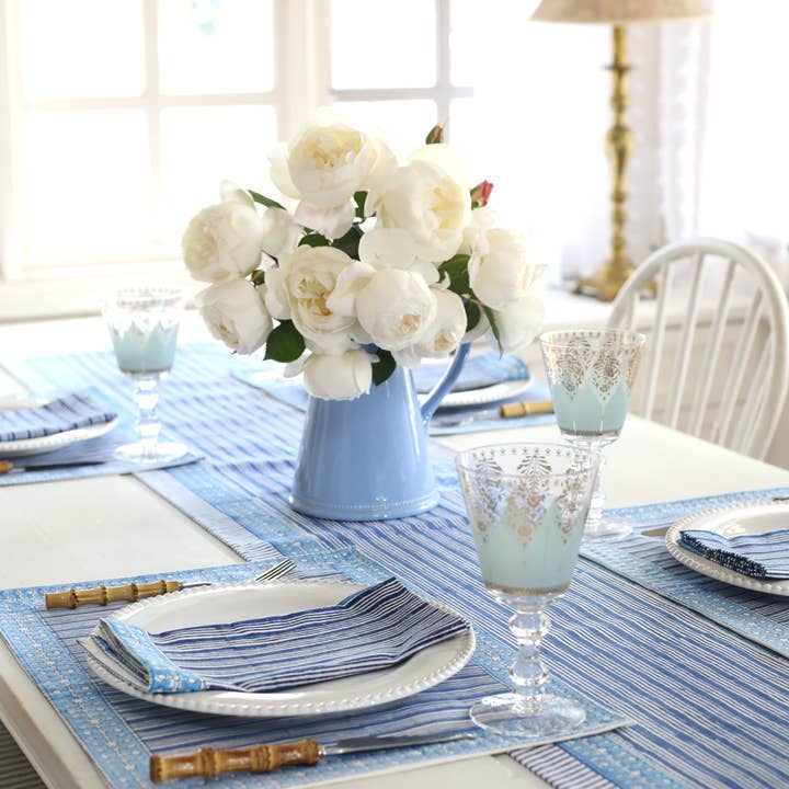 PACIFIC & ROSE TEXTILES - Wholesale Dinner & Cloth Napkin - Napkin Breton, Set of 4 1