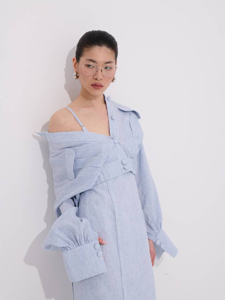 Lumina Off-Shoulder-Bluse für den Großhandel von WHAT IF