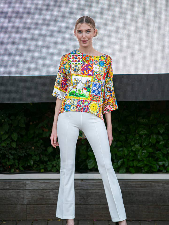 Silk tunics for wholesale by A'BIDDIKKIA di Mandarano Giovanna