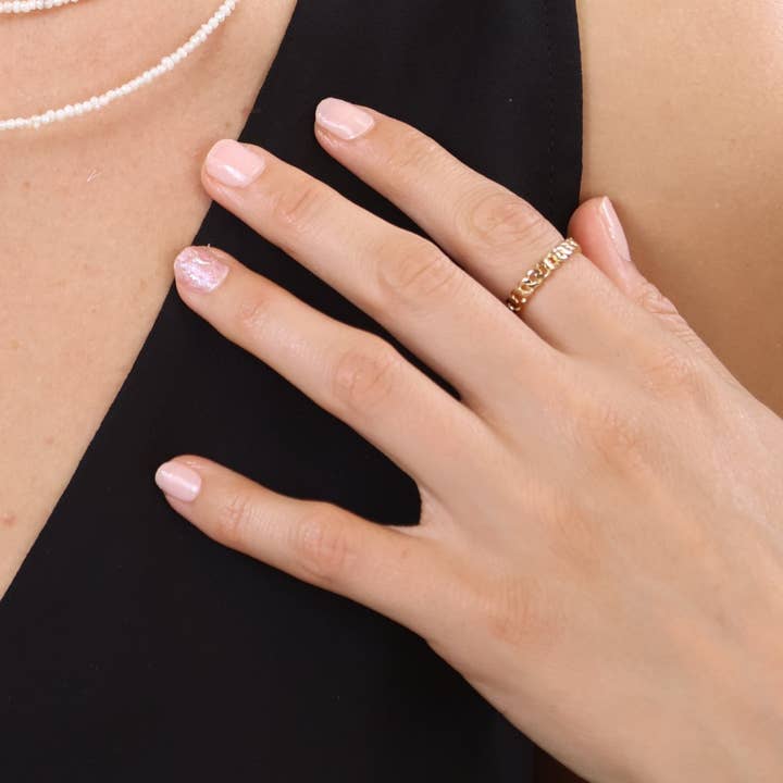 GoldFi - Wholesale Kettingringen - 18-karaats gouden gevulde Cubaanse kettingring van 2,5 mm1