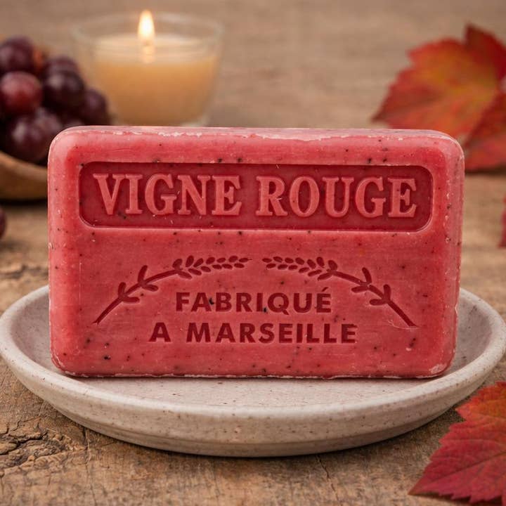125g Red Vine Wholesale French Soap for wholesale by French Soap Wholesale