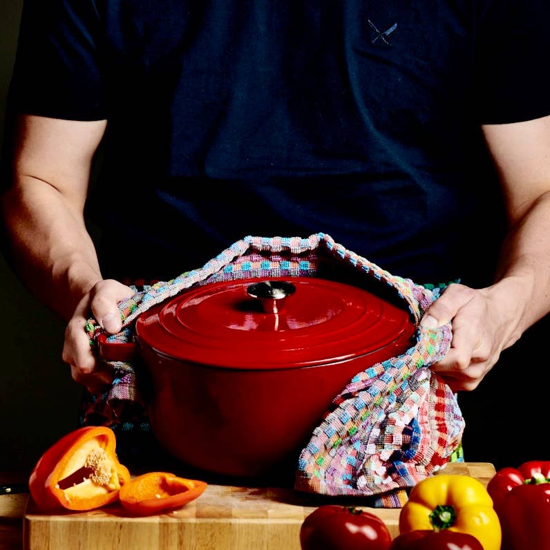 Rune-Jakobsen Design - Vendita all'ingrosso Strofinacci - Asciugamano in spugna di cotone « Colorful » 45x90 cm1