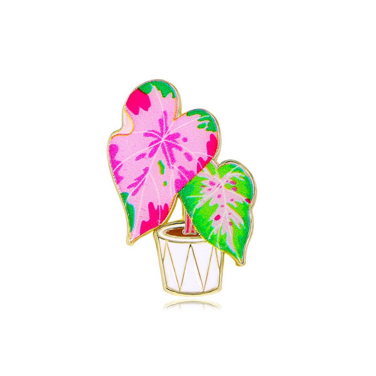 Magia Design - Wholesale Lapel Pin/Button - Potted Plant Alloy Pin10