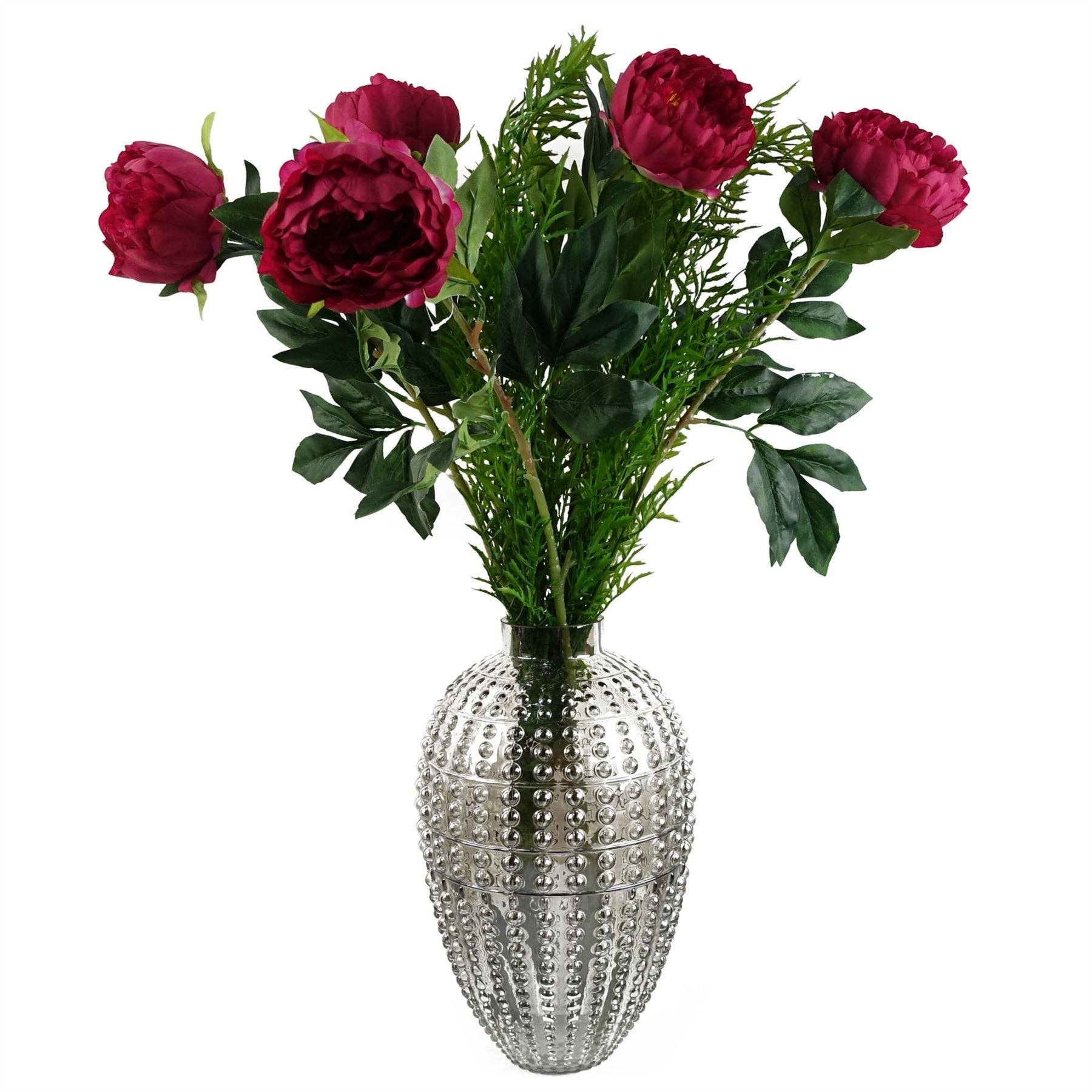 Leaf Design UK LTD - Vente Vases - Vase en verre Vase à bulles gris fumé 35 cm3