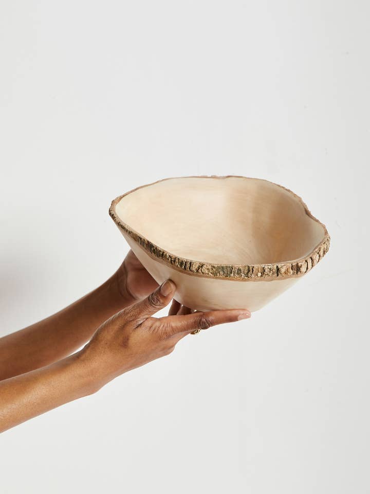 Organic Jacaranda Wood Bowl for wholesale by kanju Interiors
