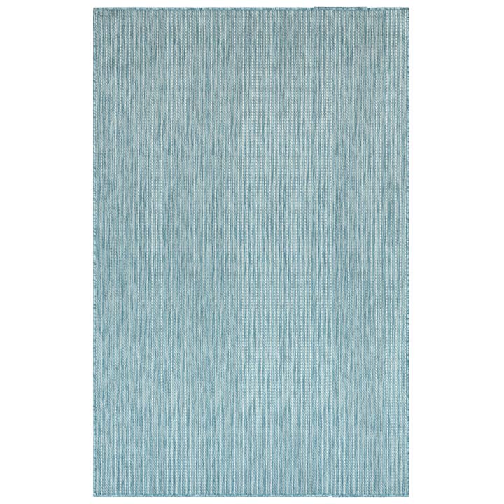 Carmel Texture Stripe Indoor/Outdoor Area Rug Aqua for wholesale by Liora Manne