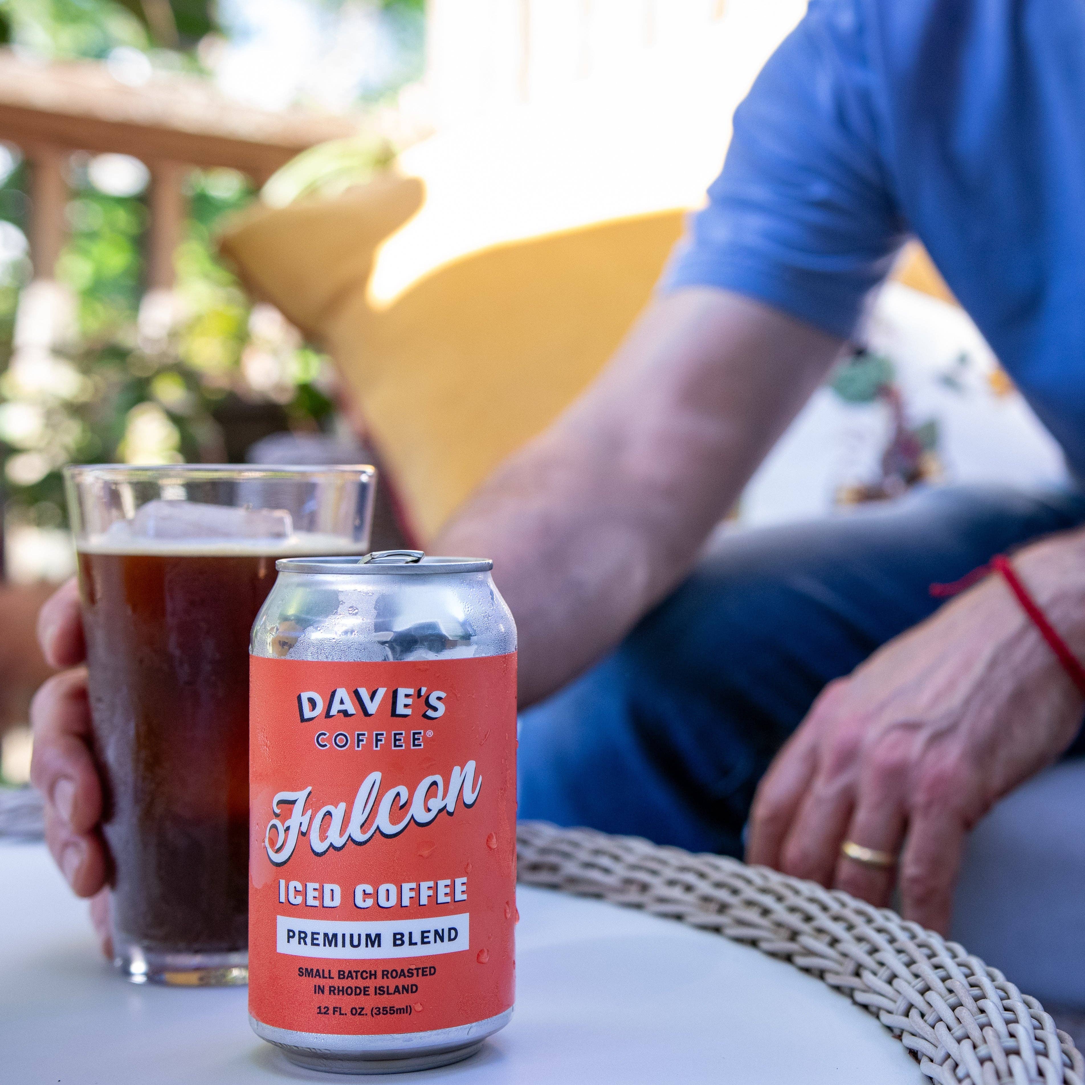 Dave's Coffee Roasters - Vente Café glacé/infusion à froid - Falcon Pure Black Cold Brew | Stable à température ambiante, 24 canettes3