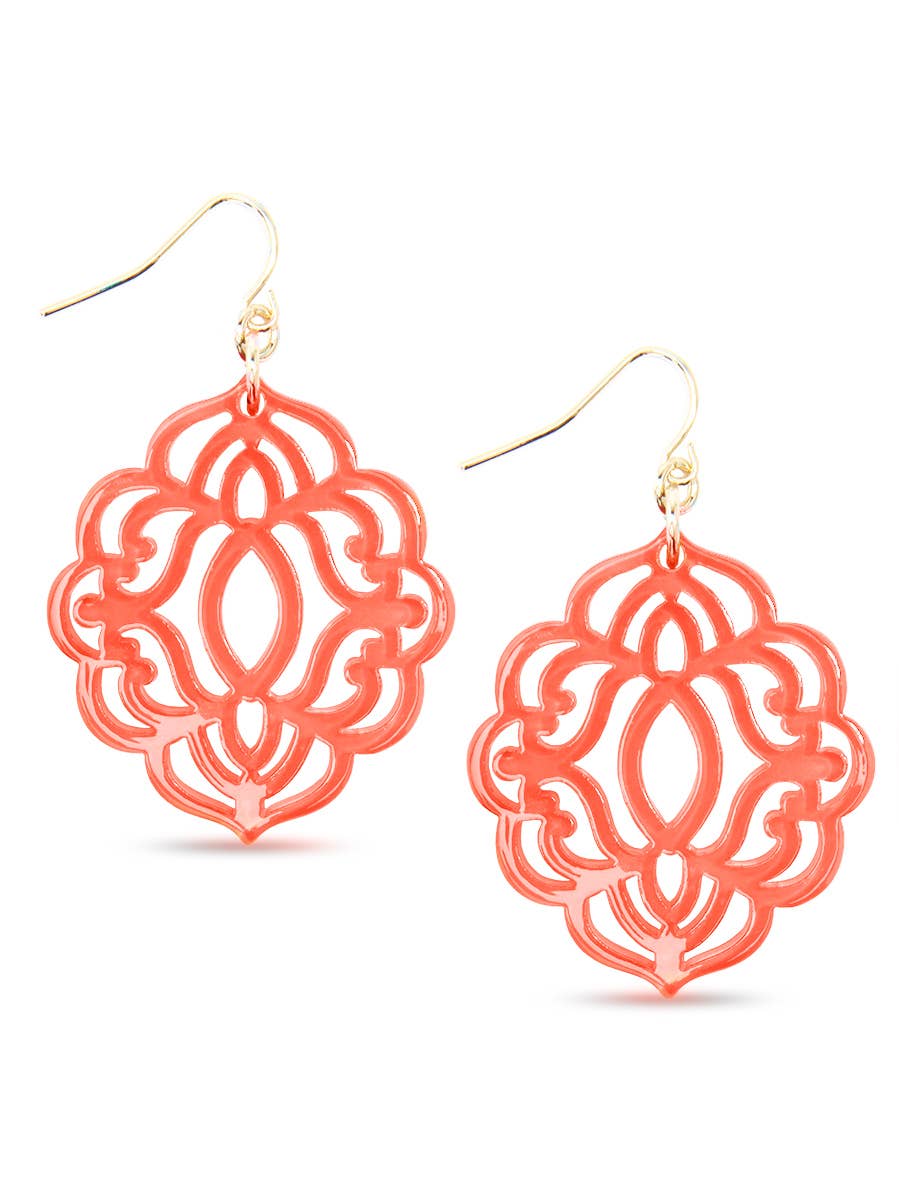 ZENZII Jewelry – Engroshandel Hængeøreringe og creoløreringe – Barok Resin Drop Øreringe4