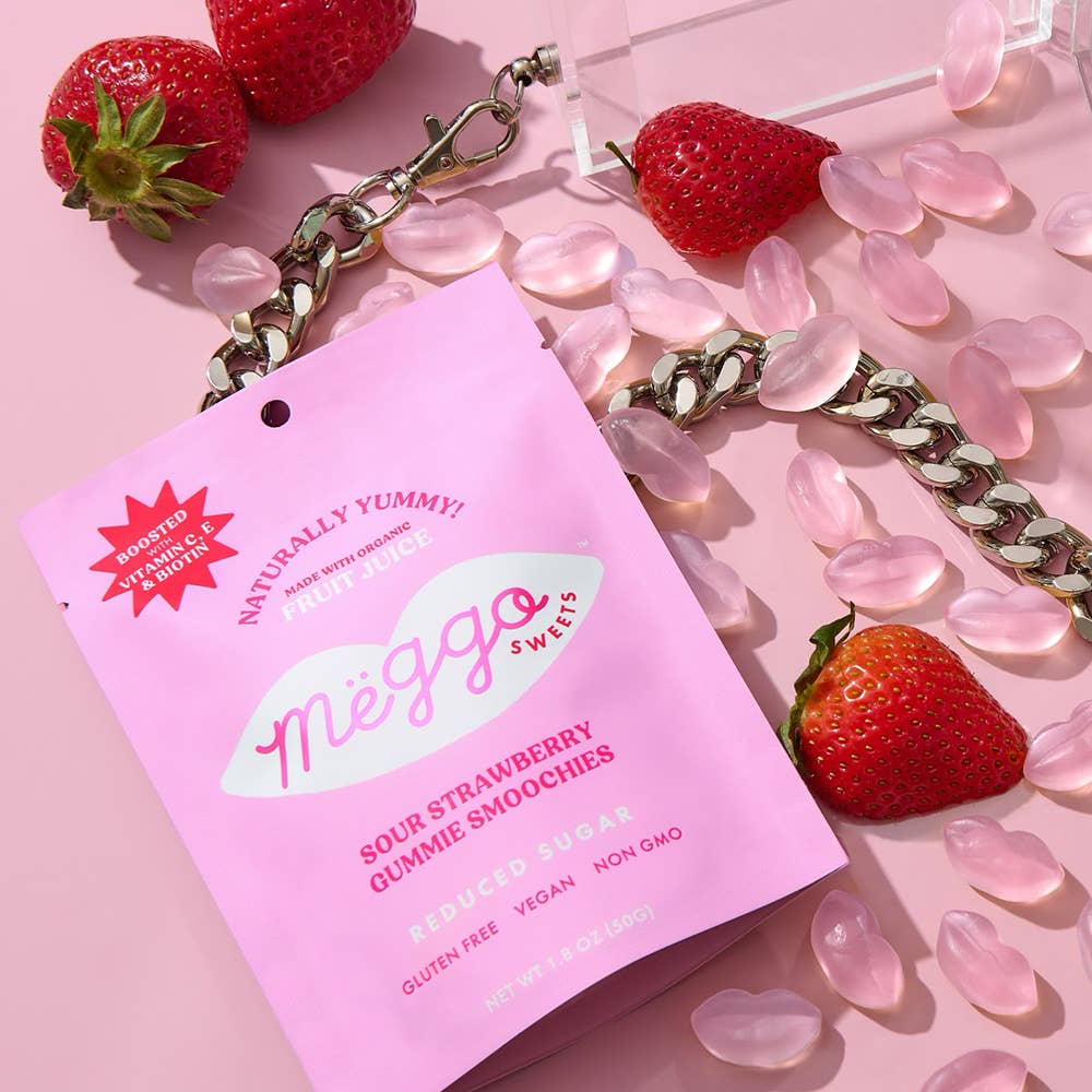 Meggo Sweets - Vendita all'ingrosso Caramelle gommose - Faire: Bacetti Gommosi alla Fragola Asprigna3