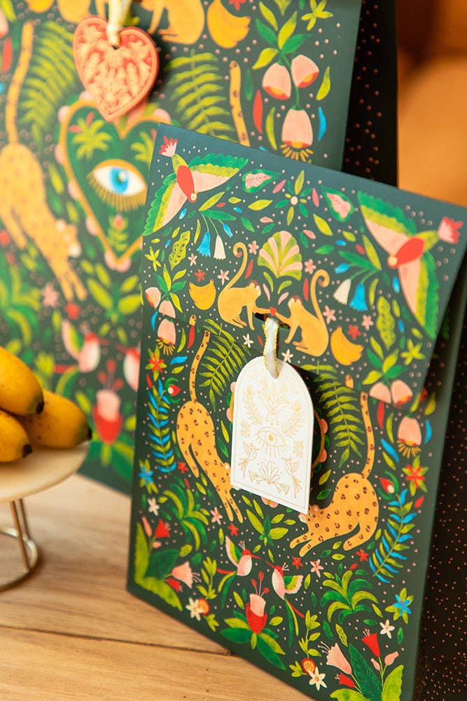 ALL THE WAYS TO SAY - Europe - Wholesale Gift Bag - Green jungle - Gift bag6