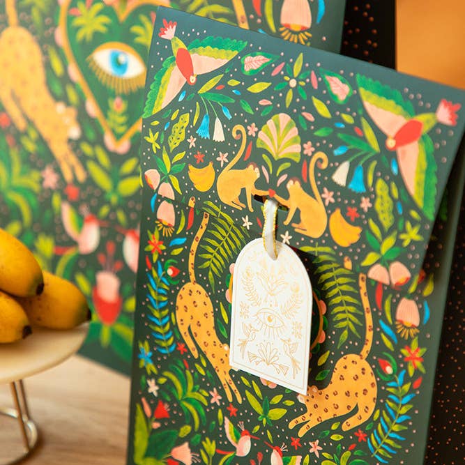 ALL THE WAYS TO SAY - Europe - Wholesale Gift Bag - Green jungle - Gift bag6