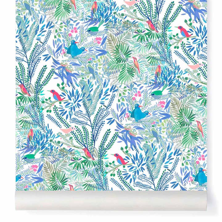 Carta da parati Jazz rosa per la vendita all'ingrosso da parte di Little Cabari