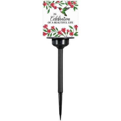 Those We Love Square Solar Stake for wholesale by Gift & Garden by Carson