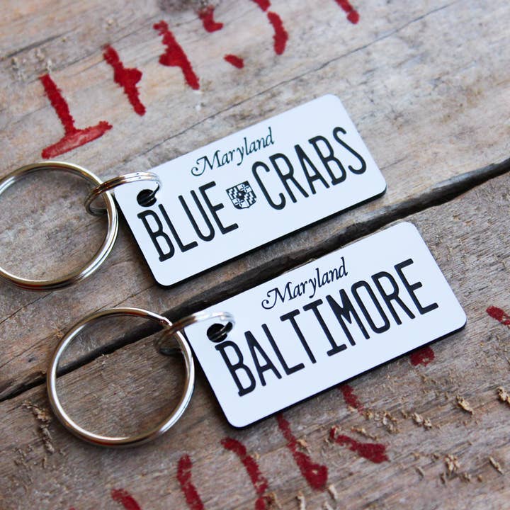 Customizable Engraved Plastic Keychain - Maryland and other Purchase Wholesale plastic chain. Free Returns & Net 60 Terms on Faire trending on Faire.