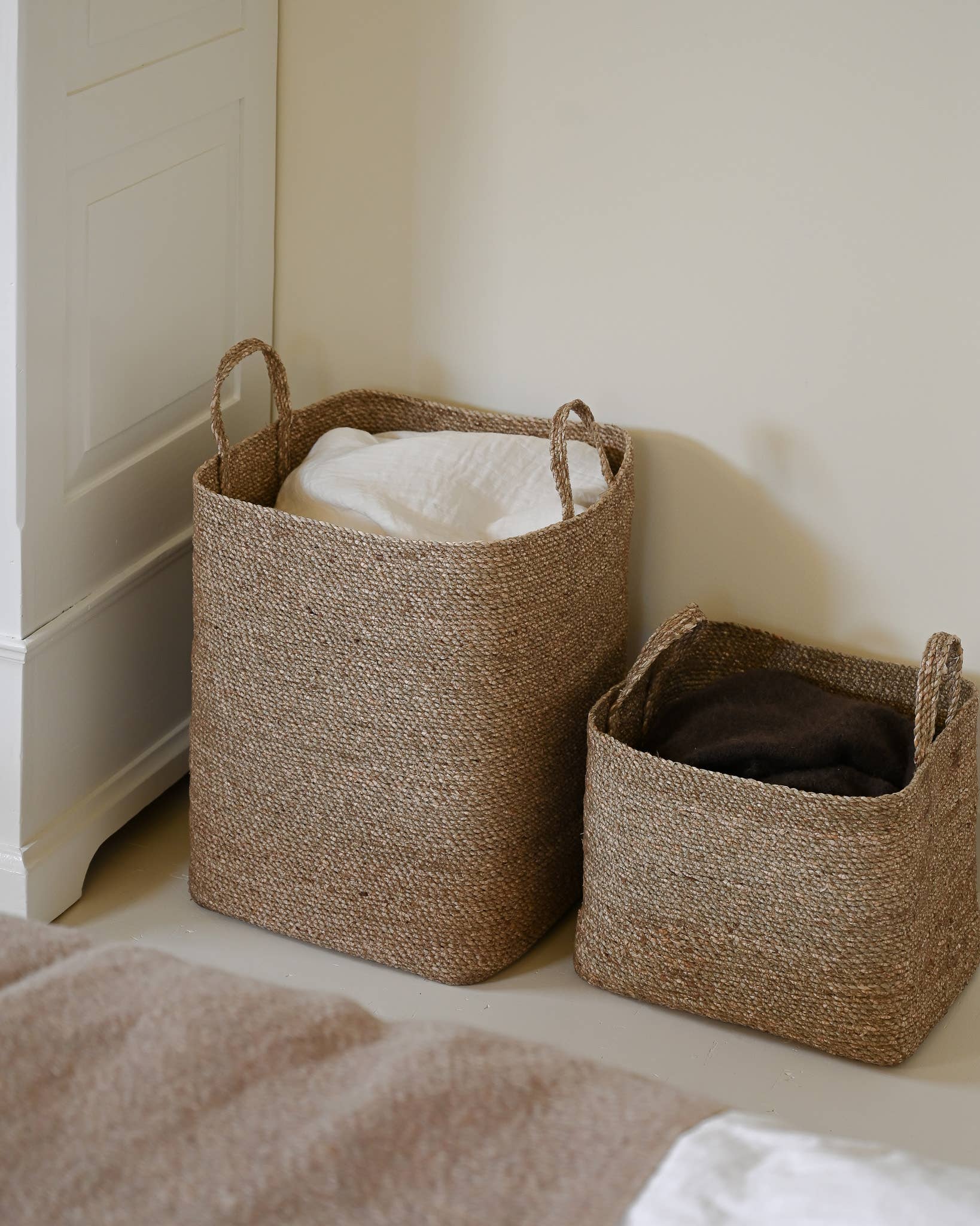 SUNNY HOME - Wholesale Basket - Square Seagrass Basket – Souk Square Large3