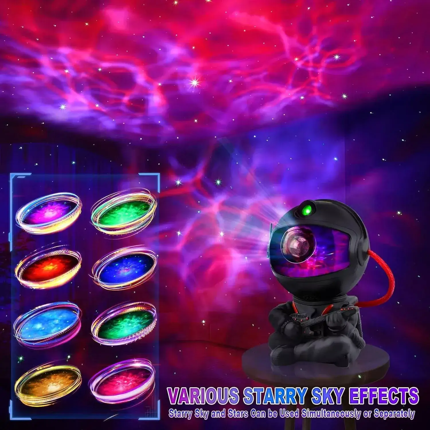 Orimono Elegance – wholesale Night light – Astronaut Projector Galaxy Starry Sky Night Light Ocean Star7