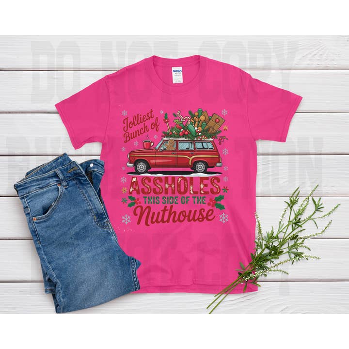 rnsublimation - Wholesale Sublimation Transfer - DTF Jolliest Bunch of Assholes Transfer Ready to Press1