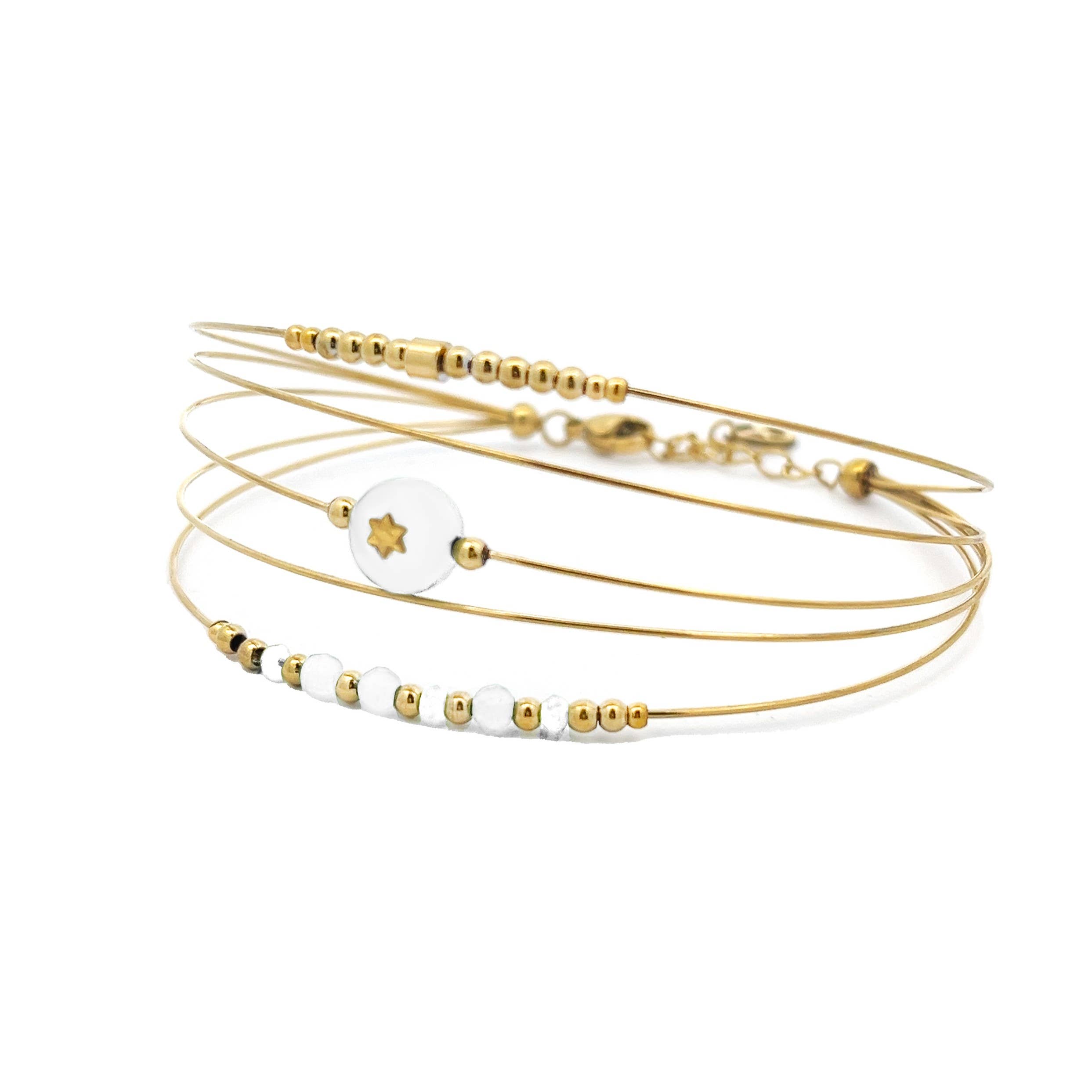 AMORINO SRL – Großhandel Manschettenarmband – Armband aus Kristall und Stein – PC23104E9910