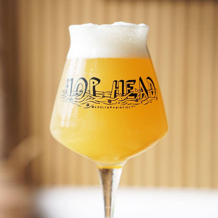 The Craft Diaries - Vendita all'ingrosso Boccali - Bicchiere da birra artigianale - Teku - Hop Head!