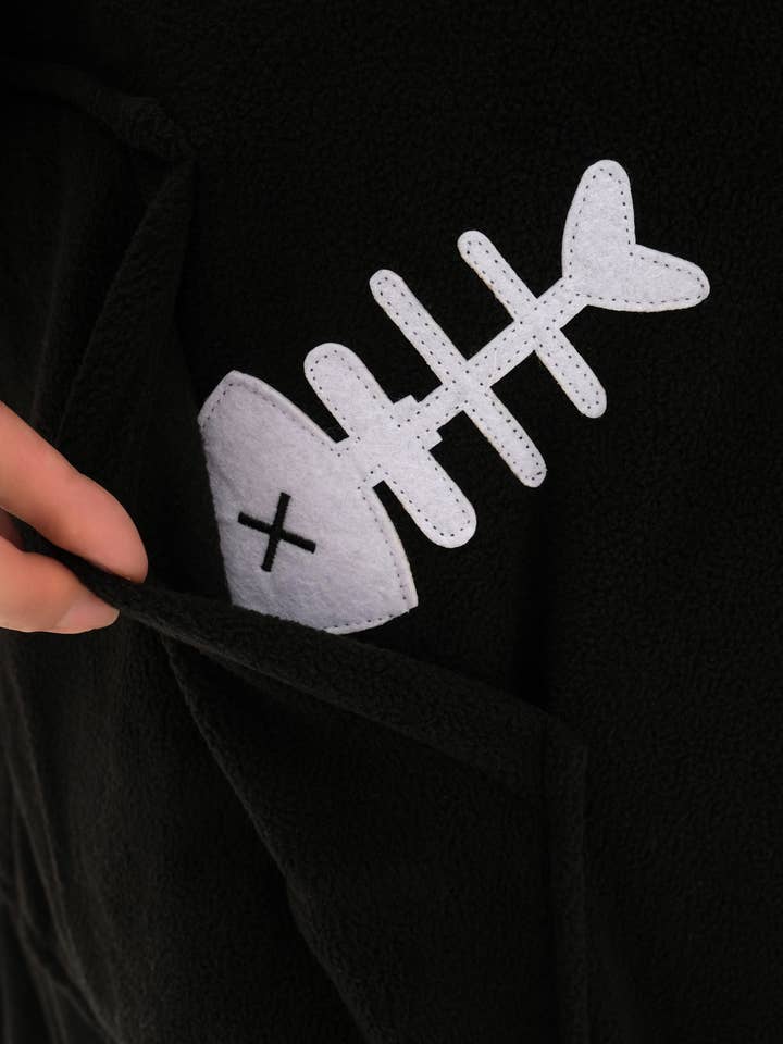 Kigurumi Japanese Costumes - Wholesale Costume – Unisex - Black Cat Kigurumi3