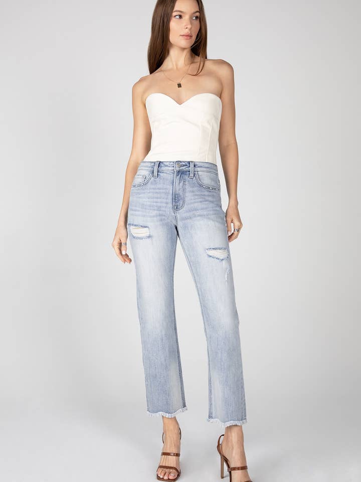 CS5507 Women's HIGH RISE STRAIGHT for wholesale by Ceros Jeans