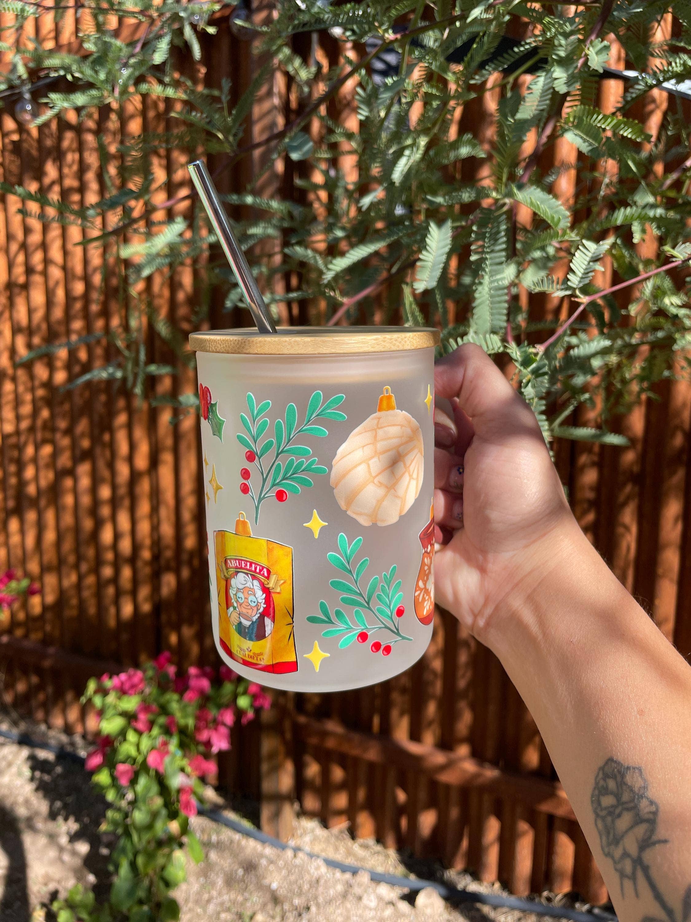 Las Changuis Tianguis - Wholesale Insulated Mug/Tumbler - Abuelita Chocolate 17 oz Travel Mug with Bamboo Lid & Straw5