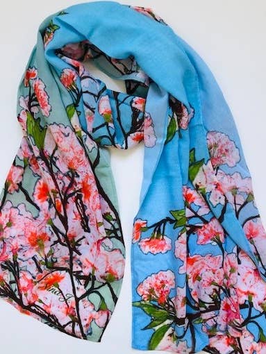 Blossoms Forever - Bufanda de algodón para venta al por mayor de NINA J