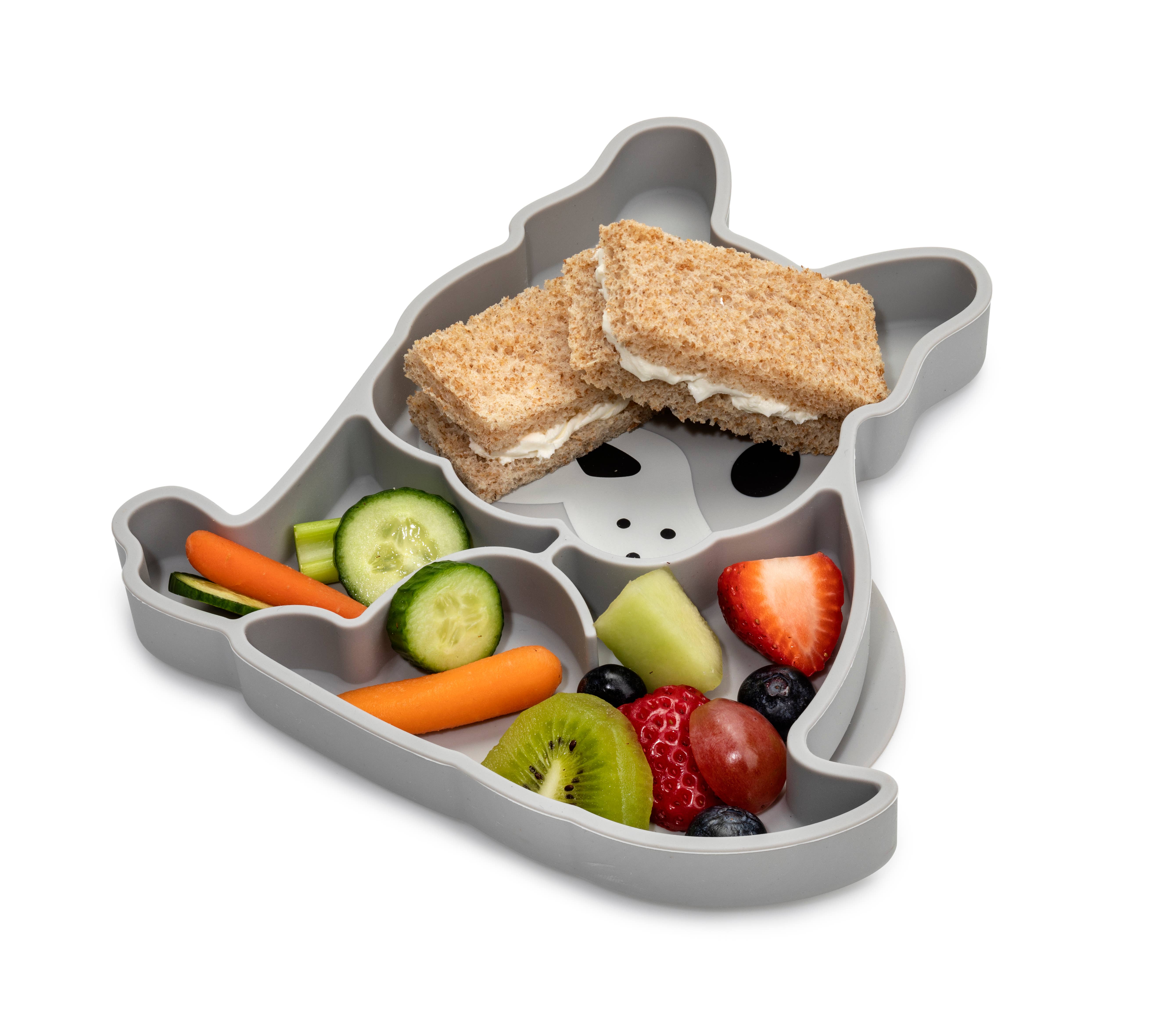 melii - Vente Assiette – enfant et bébé - Assiette à ventouse divisée en silicone7