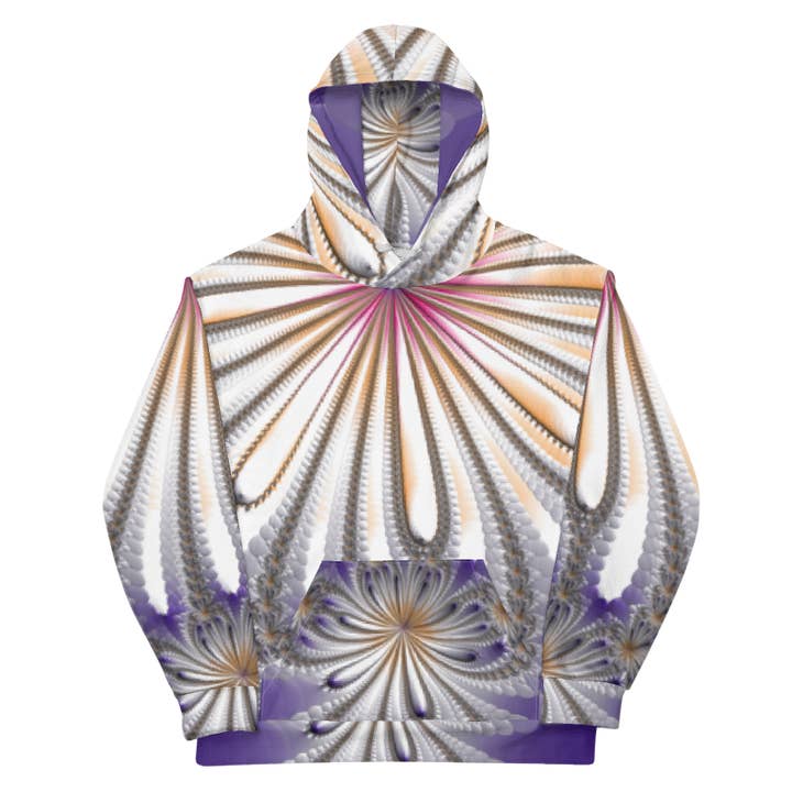 Colección "Morning Bloom" - Sudadera con capucha unisex única de diseñador para venta al por mayor de ZKoriginal