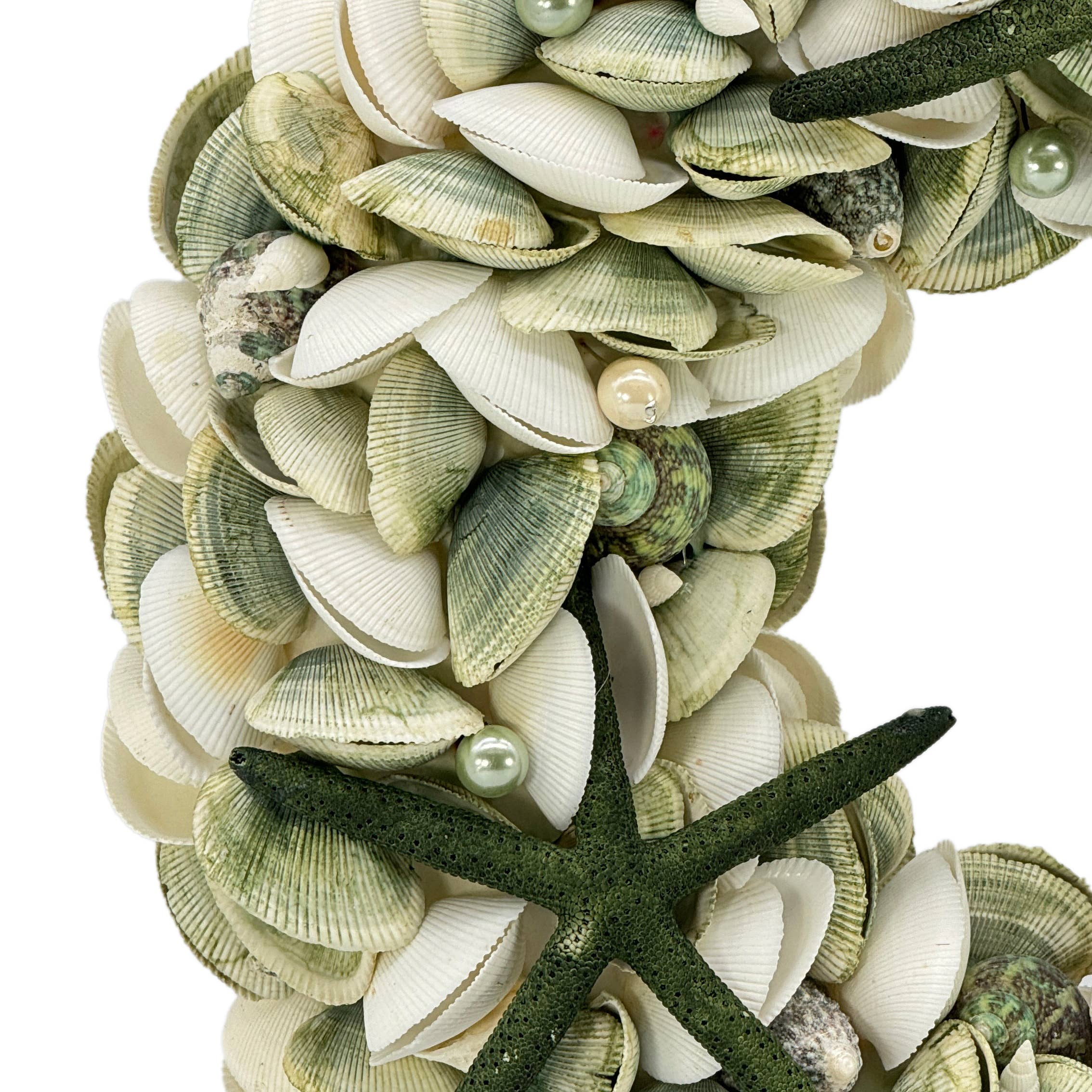 Galt International Company - Vente Couronne - Couronne de coquillages côtière - 45 cm de diamètre15