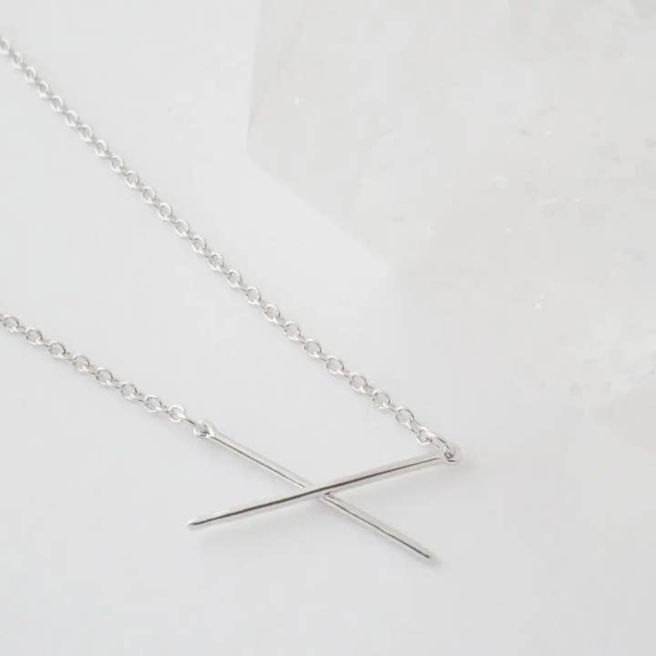 Honeycat Jewelry - Wholesale Pendant/Charm Necklace - X Bar Necklace9