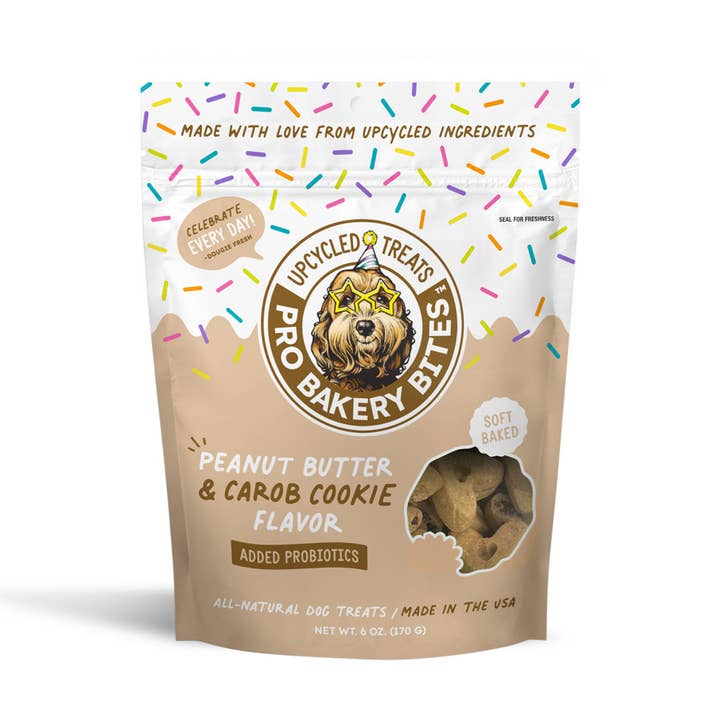 Pro Bakery Bites Soft Baked - Peanut Butter Carob Cookie 6oz for wholesale by Pro Bakery Bites by Ag-Alchemy