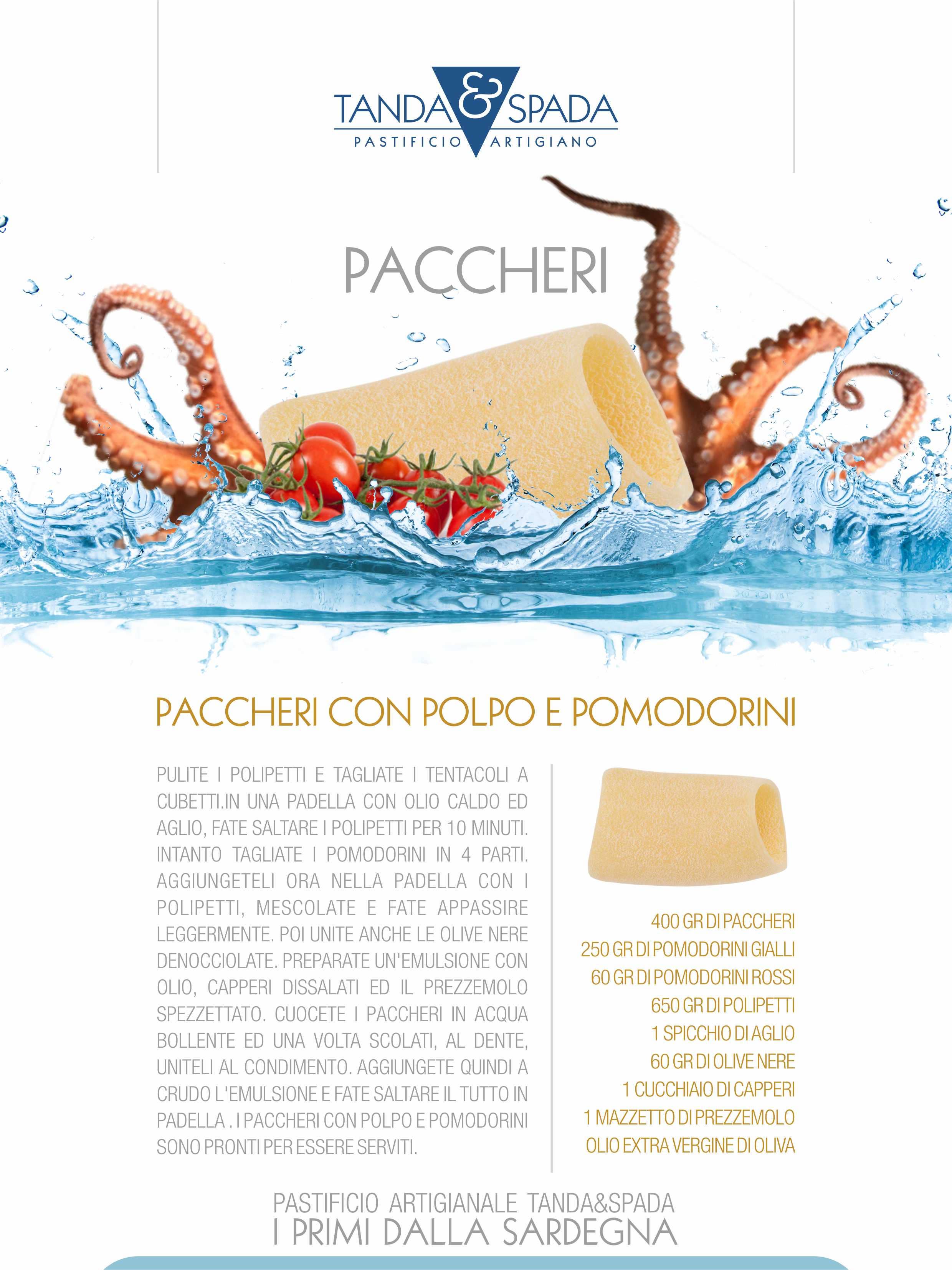 Pastificio Tanda e Spada - Wholesale Pasta - SEMOLINA PACCHERI6