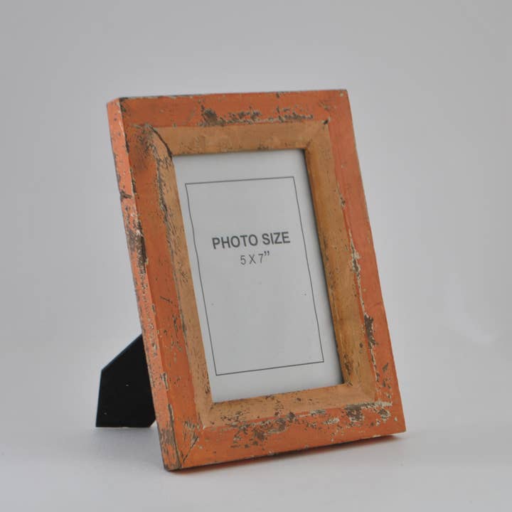 Spectrum Home Fashions, Inc. - Wholesale Picture Frame - Santa Fe Rustic Mango Wood 5"x7" Tabletop Photo Frame3