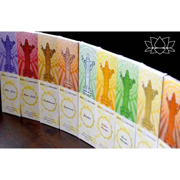 Classic Rose 10gm røgelsespinde gave for engroshandel hos Pure Incense