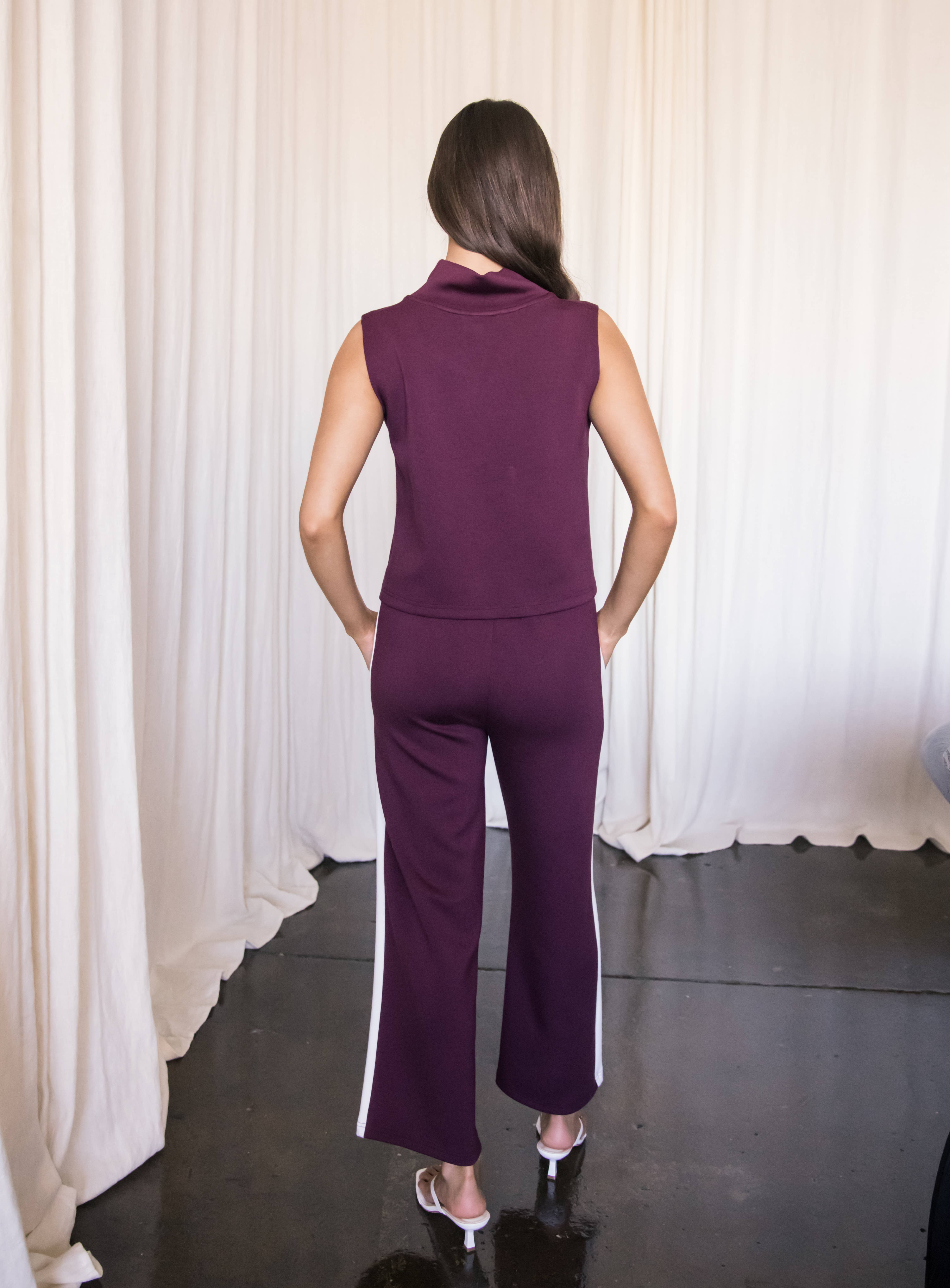 P. CILL - Wholesale Knit Top - Women's - P. CILL Butter Modal Cowl Neck Sleeveless Top44