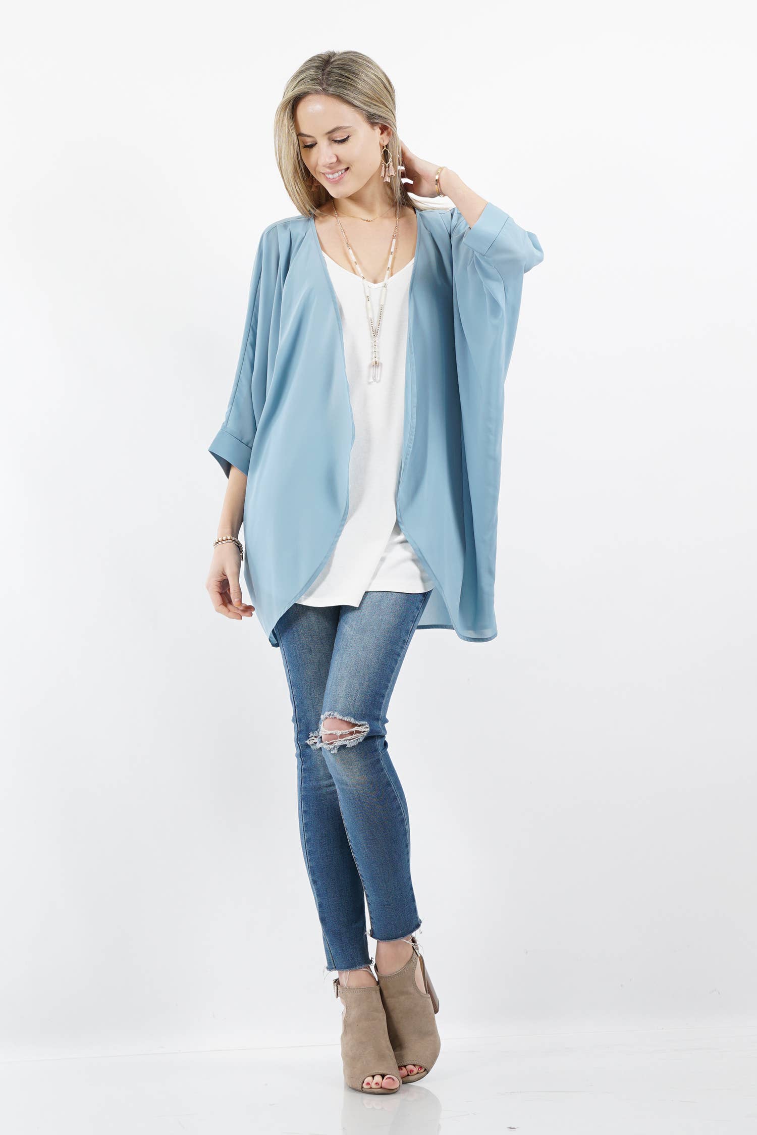 42POPS – wholesale Kimono – Women's – `.Kimono Chiffon Cardigan16