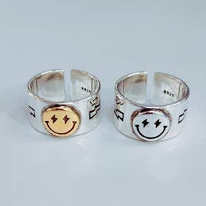 Purchase Wholesale smiley face ring. Free Returns & Net 60 Terms