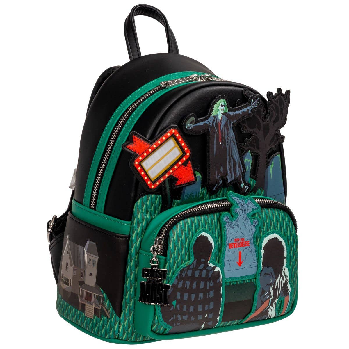 Entertainment Earth - Wholesale Backpack - Kids - Beetlejuice Graveyard GITD Mini-Backpack - EE Exclusive3