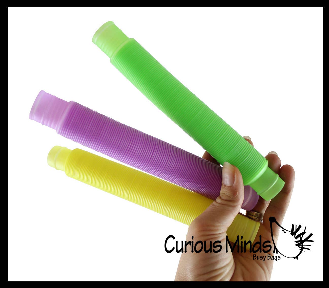 Curious Minds Toys - Vendita all'ingrosso Giocattolo fidget - Bambini - 1 grande chiusura a scatto che si illumina al buio, estensibile e flessibile4
