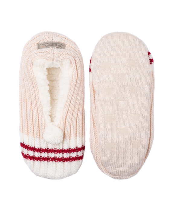 LATTELOVE - Wholesale Slippers - Women's - Canadiana Plush Pom-Pom Slippers2