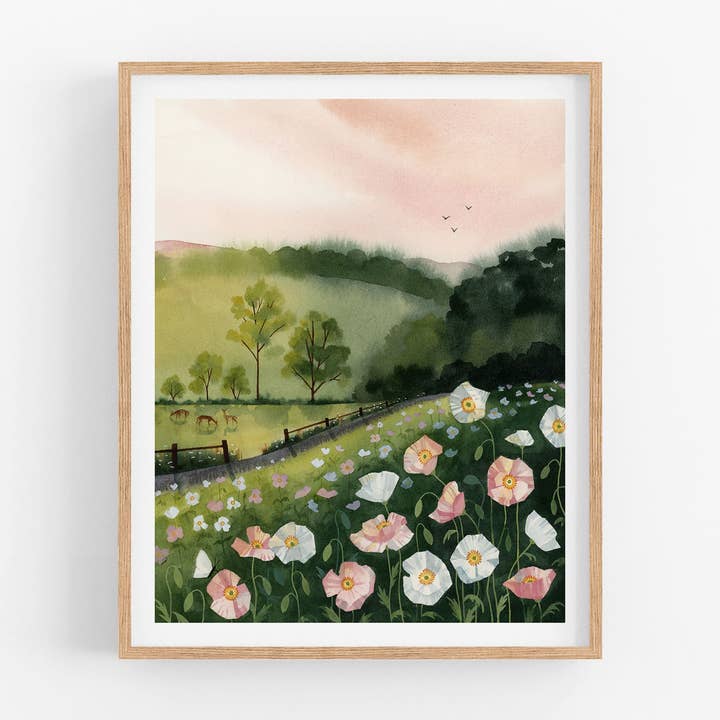 Stampa d'Arte Sentiero di Deerfield per la vendita all'ingrosso da parte di May We Fly