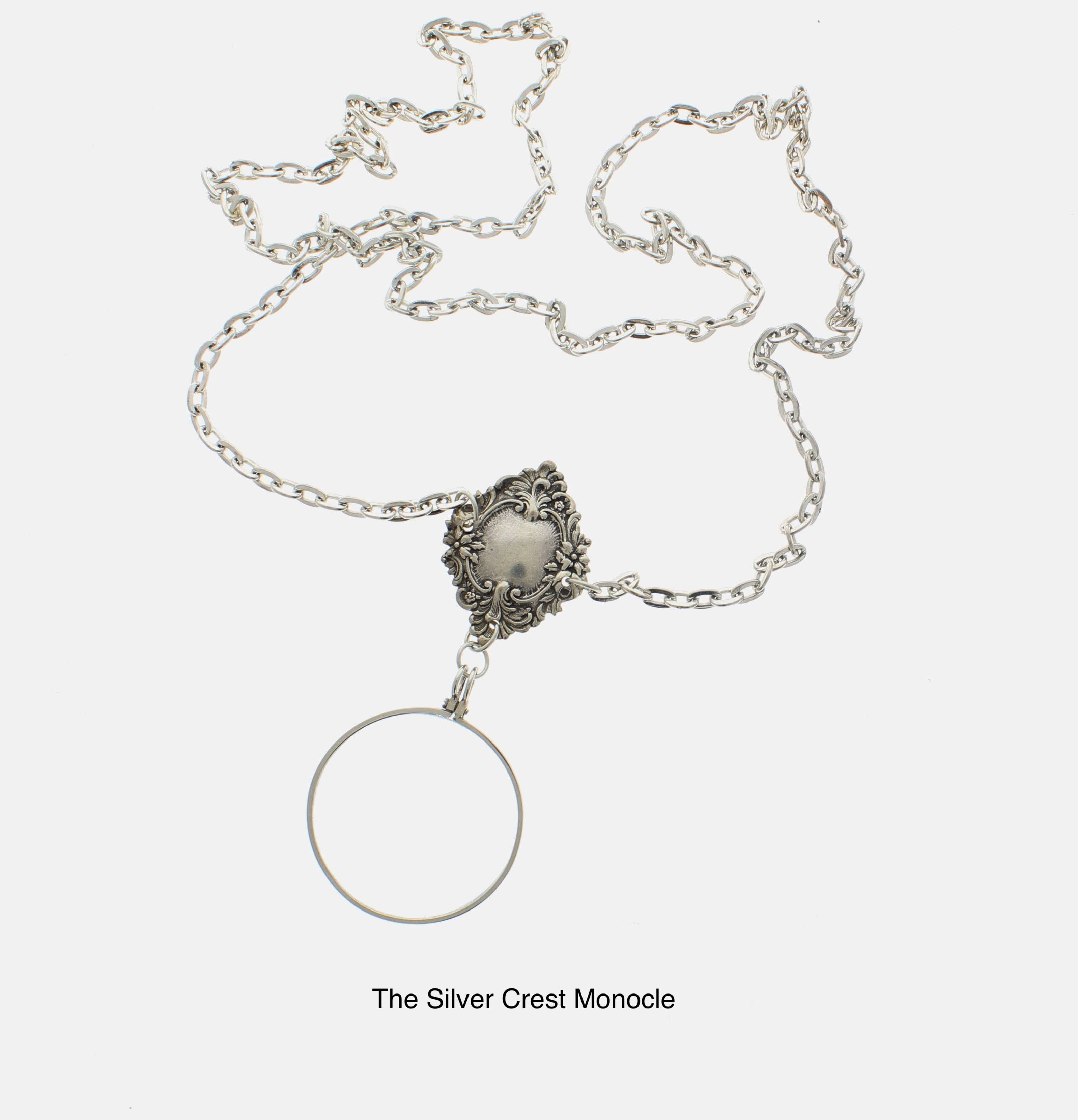 HHH Designs – Colar pingente/pendente por atacado – Colares com Lupa Monóculo Estilo Vitoriano, cada2