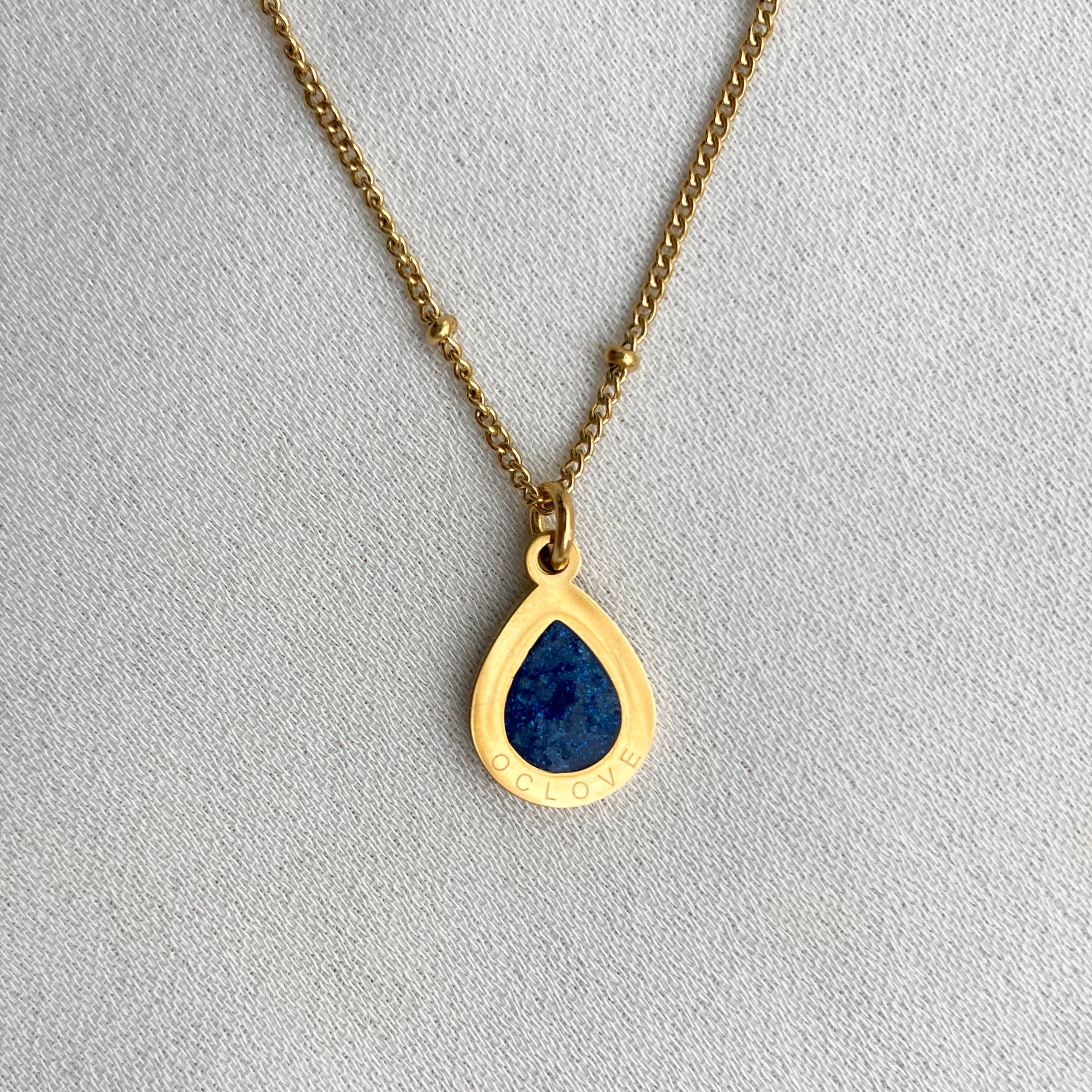 OCLOVE - Wholesale Pendant/Charm Necklace - Gota pendant - made with recycled plastic from the sea17