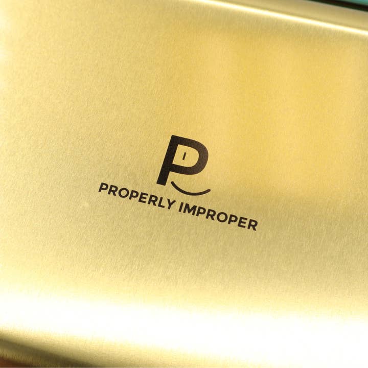 Properly Improper - Wholesale Decorative Tray - Metal Rolling Tray I Will Not Tolerate Your Bullshit2