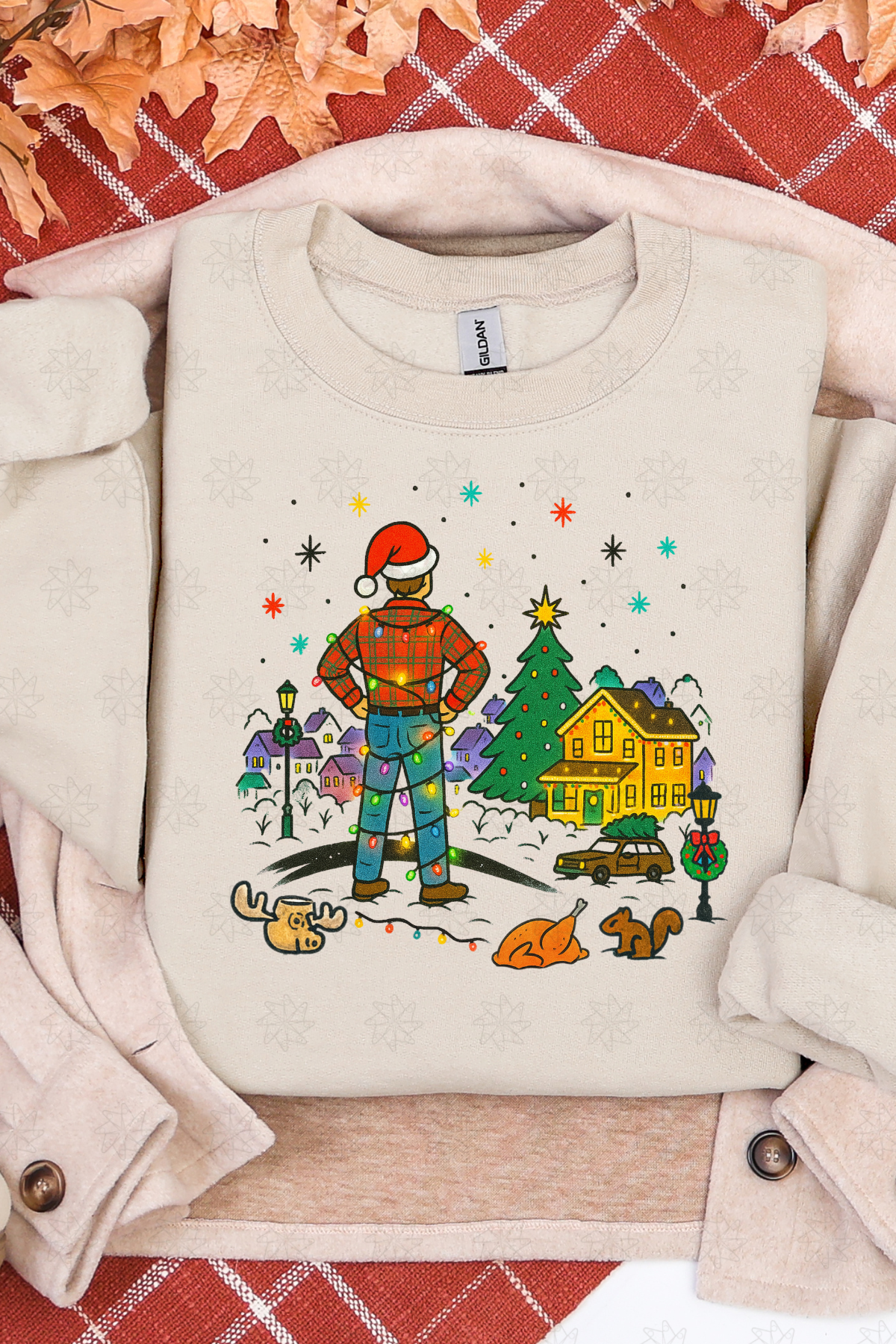 Gambi's Tees - Wholesale Graphic Sweatshirt - Women's - Griswold Christmas Sweatshirt1