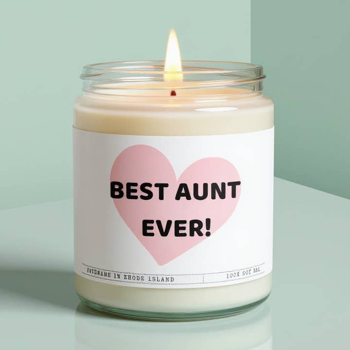 Meilleure tante de tous les temps ! pour la vente par Cam Candles