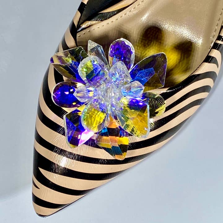 MAXIMONDÄN - Wholesale Shoe Jewelry - Women's - DESIGNER SHOE CLIPS REYKJAVIK IRIDESCENT (one pair)